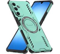 Mkej Funda para Samsung Galaxy A17 5G Disipación Funda, Mate Antichoque, Antideslizante, Resistente a rayaduras TPU y PC Carcasa para Samsung Galaxy A17 5G magnético Fundas, Verde