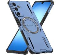 Mkej Funda para Samsung Galaxy A17 5G Disipación Funda, Mate Antichoque, Antideslizante, Resistente a rayaduras TPU y PC Carcasa para Samsung Galaxy A17 5G magnético Fundas, Azul