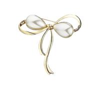 MKEMQXBEP Broche de Lazo, broches de Flores con Diamantes de imitación for Mujer, Broche de Lazo Grande, alfiler, joyería de Moda Sencilla, alfiler de Boda, Accesorios de Ramillete