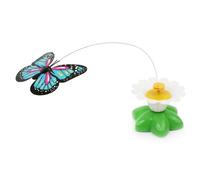 MKEMQXBEP Juguete de Mariposa for Gatos, Giratorio, Volador, colibrí, Entrenamiento de Inteligencia, Juguetes for Mascotas(Butterfly Color is Random 1PC)