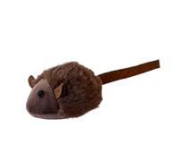 MKEMQXBEP Juguete de Peluche for Gato con Sonido chirriante, ratón Interactivo for Gatitos.(Coffee 1pc)