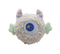 MKEMQXBEP Juguete Interactivo for Masticar Gatos, Suave y Colorido, for rechinar los Dientes(Grey 1PC)