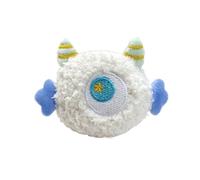 MKEMQXBEP Juguete Interactivo for Masticar Gatos, Suave y Colorido, for rechinar los Dientes(White 1PC)