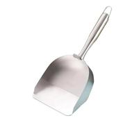 MKEMQXBEP Pala for Arena de Gatos de Acero Inoxidable 304, de Metal, portátil, for Limpieza de Mascotas en el hogar.(No Hole Type 1PC)