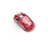 MKETech Electronics The Pegasus (MKE 830) Ratón inalámbrico ligero para juegos con iluminación RGB, rojo