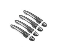 MKGKACVCPT Delantera Lado Copiloto Manija Para Megane 3 MK3 2008 2009 2010 2011 2012 2013 2014 2015 2016 Textura Carbono Tirador Puerta Exterior Cubierta Embellecedora(TYPE E)