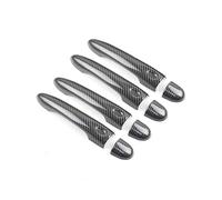 MKGKACVCPT Delantera Lado Copiloto Manija Para Megane 3 MK3 2008 2009 2010 2011 2012 2013 2014 2015 2016 Textura Carbono Tirador Puerta Exterior Cubierta Embellecedora(TYPE G)