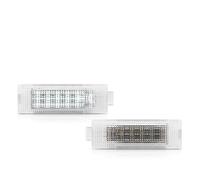 MKGKACVCPT impermeable Luz Led para matrícula de coche, enchufe Oem directo, para A7, Golf, Jetta, Passat, Touareg Sharan Led blanco luz matrícula(1PC)