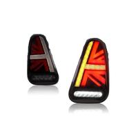 MKGKACVCPT Luces de freno traseras LED rojas Para Mini Para Cooper R50 R53 Luz Trasera LED Con De Freno Marcha Atrás E Intermitente(2PCS Black)