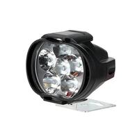 MKGKACVCPT Motocicleta Luces Faros LED Faros Faros Delanteros Motocicleta Alto Brillo Resistentes Al Agua Scooter Lámparas Auxiliares Focos Trabajo Con 6 Bombillas LED Antiniebla Interruptor(1PCS)