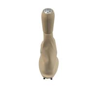 MKGKACVCPT Para Clio III 2005-2009 Para Scenic II 2003-2006 Beige Negro Cuero Palanca De Cambios Polaina Cubierta Arranque Palanca De Cambios Para Coche(Chrome Beige)