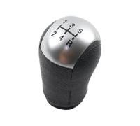 MKGKACVCPT Para Solo Perilla Pomo De Calanca De Cambio Para Ford Para Focus C-Max Para Mustang Para Mondeo MK2 Con Estilo Pomo De Cambios 1 Unidad De Perilla De Palanca De Cambios(Silver black)