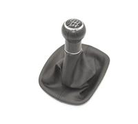 MKGKACVCPT Para VW Para Passat B5 1998 1999 2000 2001-2004 5/6 Perilla Cambio Velocidad Funda Bota Polaina Cuero Accesorios Piel Para Coche Palanca De Cambios Para Coche(Black 6 Speed)