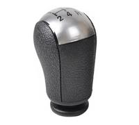MKGKACVCPT Pomo de cambio manual Para Ford Para Focus Para Mondeo MK2 II MK3 S-MAX C-MAX Galaxy Transit 5/6 Velocidad Perilla De Palanca Cambios Coche Stick Pen(5 Speed Silver knob)