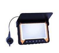 MKHFP Cámara de Pesca Impermeable, Monitor IPS de 5 Pulgadas, 800x480, buscador de Peces, HD, 1000Tvl, cámara subacuática con 8 Uds., visión Nocturna IR for Pesca en río/Hielo(with DVR-20M)