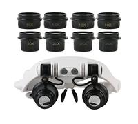 MKHFP Cámara de visión Artificial 1 0X 15x 20x 25xpcb Reloj de reparación de joyería LED Lupa de Gafas de Ojos claros Cámara CCTV Industrial