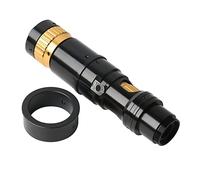 MKHFP Cámara de visión Artificial HD 200 / 400X Lente, ampliación Continua Ajustable, Gran Profundidad de Campo, Lente monocular de Montaje en C Cámara CCTV Industrial(400x)