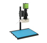 MKHFP Cámara de visión Artificial Microscopio de Video Digital electrónico 200X 108 0p HDMI Cámara Industrial 56 Perlas de lámpara LED Kit de reparación de Fuente de luz Cámara CCTV Industrial