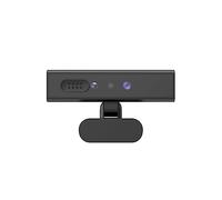 MKHFP Cámara Web en Streaming, Webcam Reconocimiento Facial Webcam Full HD 1080P 30FPS Universal Compatible for conferencias, transmisión en Vivo, grabación(Nero)