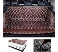 MKHIXTSL Coche Cuero Alfombrillas Maletero para Jaguar I-Pace 2018-2022 2023 2024 2025, Personalizada Antideslizante Moqueta, Cobertura Completa Impermeable Protector Accesorios, F/Coffee