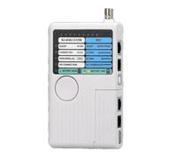 MKHQST Comprobador de Fibra óptica Probador Remoto de Cables de Red LAN RJ11, RJ45, USB y BNC for Cables UTP y STP; Detector de Seguimiento.