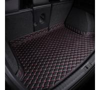 MKIBNYXP Coche Alfombrillas Maletero para Ford Puma 2019-2024,Cuero Funda Maletero Protector Antideslizante Bandeja Forro Maleteros Alfombra,Black+Red