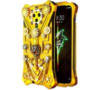 Mking Tech Carcasa de Metal Creativa de Primera Calidad para Black Shark 3 Pro. Funda Black Shark 2/2 Pro/Red Magic 3 y 3S / Red Magic 5G
