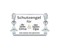 MKISHINE Schutzengel Schlüsselanhänger Geschenkkarte Geschenk für Die Beste Oma