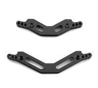MKIUYVD Accesorios Coches RC para Arrma 1/10 Kraton para Granite Big Rock para Senton 4x4 3s para Blx Metal Delantero Trasero Torre Choque RC Piezas Actualización Coche(Black)