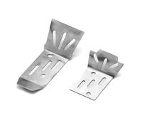 MKIUYVD Accesorios Coches RC para Arrma 1/18 para Granite para Grom Protector Armadura Chasis Delantero Y Trasero De Acero Inoxidable Piezas Actualización Coche RC Accesorios Decoración