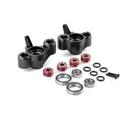 MKIUYVD Accesorios Coches RC para Arrma 1/8 para Kraton para Notorious para Outcast para BLX 6S V5 Bloques Dirección Nudillos Metal Soporte Buje Trasero Piezas Actualización Coche RC(Front6)