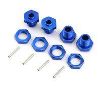 MKIUYVD Accesorios Coches RC para Arrma 3S 1/8 para Typhon 4x4 para Blx para 550 para Mega Adaptador para Cubo Hexagonal Rueda Metal 17 Mm Tuerca Piezas Repuesto Actualización Automóvil RC(Blue)