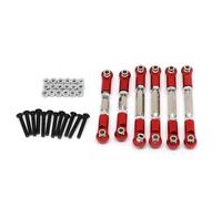 MKIUYVD Accesorios Coches RC para Arrma para Senton para Vorteks para Granite para Typhon Big para Rock 1/10 Juego Eslabones Repuesto Barras Acoplamiento Metal Piezas Actualización Vehículos RC