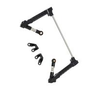 MKIUYVD Accesorios Coches RC para Axial para Wraith RR10 para Bomber 1/10 Barra Estabilizadora Trasera Metal Juego Pieza Actualización Coche RC Crawler Accesorios(Black)