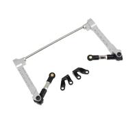 MKIUYVD Accesorios Coches RC para Axial para Wraith RR10 para Bomber 1/10 Barra Estabilizadora Trasera Metal Juego Pieza Actualización Coche RC Crawler Accesorios(White)
