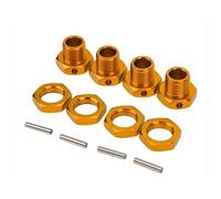 MKIUYVD Accesorios Coches RC para HSP 1/8 para Habao para Team C RC Rueda Hex Driver 17MM Acoplador Actualización Accesorios Piezas Kit Modificación Crawler Car Parts(Yellow)