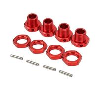 MKIUYVD Accesorios Coches RC para HSP 1/8 para Habao para Team C RC Rueda Hex Driver 17MM Acoplador Actualización Accesorios Piezas Kit Modificación Crawler Car Parts(Red)