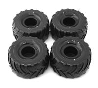 MKIUYVD Accesorios Coches RC para Losi para Mini para LMT 100mm 1/10 para Monster Truck para Buggy Neumáticos Rueda 12mm Hex 1/18 RC Car Upgrade Parts Accesorios De Repuesto(Black)