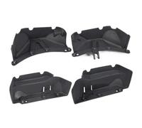 MKIUYVD Accesorios Coches RC para SCX10 para Wrangler 313mm Transmisión Prefijada Cuerpo del Chasis Guardabarros De Plástico Bengalas Arcos Rueda con Soporte Choque 1/10 Piezas Coche RC