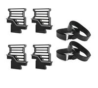 MKIUYVD Accesorios Coches RC para Traxxas 1/6 para XRT 8S Soporte De Batería para Alto Metal con Correa Piezas Actualización Coche RC Accesorios Repuesto para(Black)