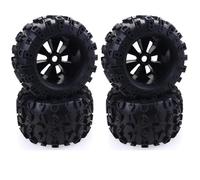 MKIUYVD Accesorios Coches RC para Traxxas para Maxx para Tmaxx para E-Revo Revo 3. para JLB para Cheetah para Monster 1/8 Juego Ruedas Y Neumáticos para Camión RC Escala 17 Mm Hexagonales(8483 Tire)