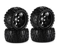 MKIUYVD Accesorios Coches RC para Traxxas para Maxx para Tmaxx para E-Revo Revo 3. para JLB para Cheetah para Monster 1/8 Juego Ruedas Y Neumáticos para Camión RC Escala 17 Mm Hexagonales(8477 Tire)