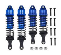 MKIUYVD Accesorios Coches RC para Traxxas para Slash 4X4 para VXL 2WD para Rustler para Stampede para Hoss 1/10 RC Car Upgrades Parts Accesorios De Amortiguadores Delanteros Y Traseros Metal(Blue)