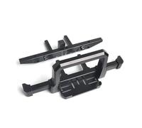 MKIUYVD Accesorios Coches RC para Traxxas para TRX4 para Defender 82056-4 1/10 Coche Trepador Control Remoto Piezas Mejora Parachoques Delantero Trasero Cabrestante Base Montaje Decoración(Black,Set)