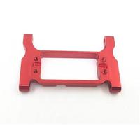 MKIUYVD Accesorios Coches RC para TRX4 1/10 Soporte Chasis Trasero Delantero De Metal Crossmember Servo Montaje Modificación Accesorios Coche Trepador Control Remoto Piezas Mejora(Red,Front)