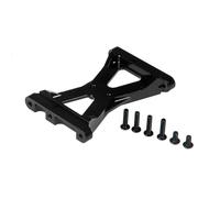 MKIUYVD Accesorios Coches RC para TRX4 1/10 Soporte Chasis Trasero Delantero De Metal Crossmember Servo Montaje Modificación Accesorios Coche Trepador Control Remoto Piezas Mejora(Black,Rear)