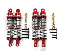 MKIUYVD Amortiguador de Choque RC para Losi para Mini-T 2,0 para Mini-B 1/16 1/18 RC Camión Piezas Mejoradas Amortiguador Delantero Y Trasero De Metal(Red)