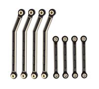 MKIUYVD Barras Coches RC para AXIAL para AX24 1/24 Coche Trepador De Control Remoto Piezas Mejora Accesorios 8 Uds Mejorar La Liquidación Juego Eslabones del Chasis Varilla Enlace