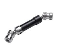 MKIUYVD Eje de transmisión CVD para Wltoys 12428 12423 1:12 RC Car Short Course Desert Buggy Off-Road Eje De Transmisión Central Trasero Metal Cvd(Black)