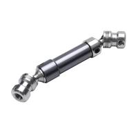 MKIUYVD Eje de transmisión CVD para Wltoys 12428 12423 1:12 RC Car Short Course Desert Buggy Off-Road Eje De Transmisión Central Trasero Metal Cvd(Gray)